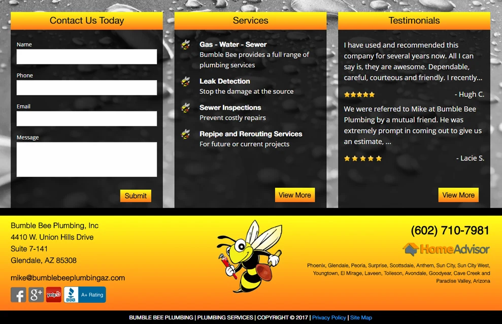 Bumblebee Plumbing
